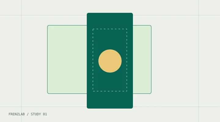Geometric editorial illustration for image & video sizes, 2026
