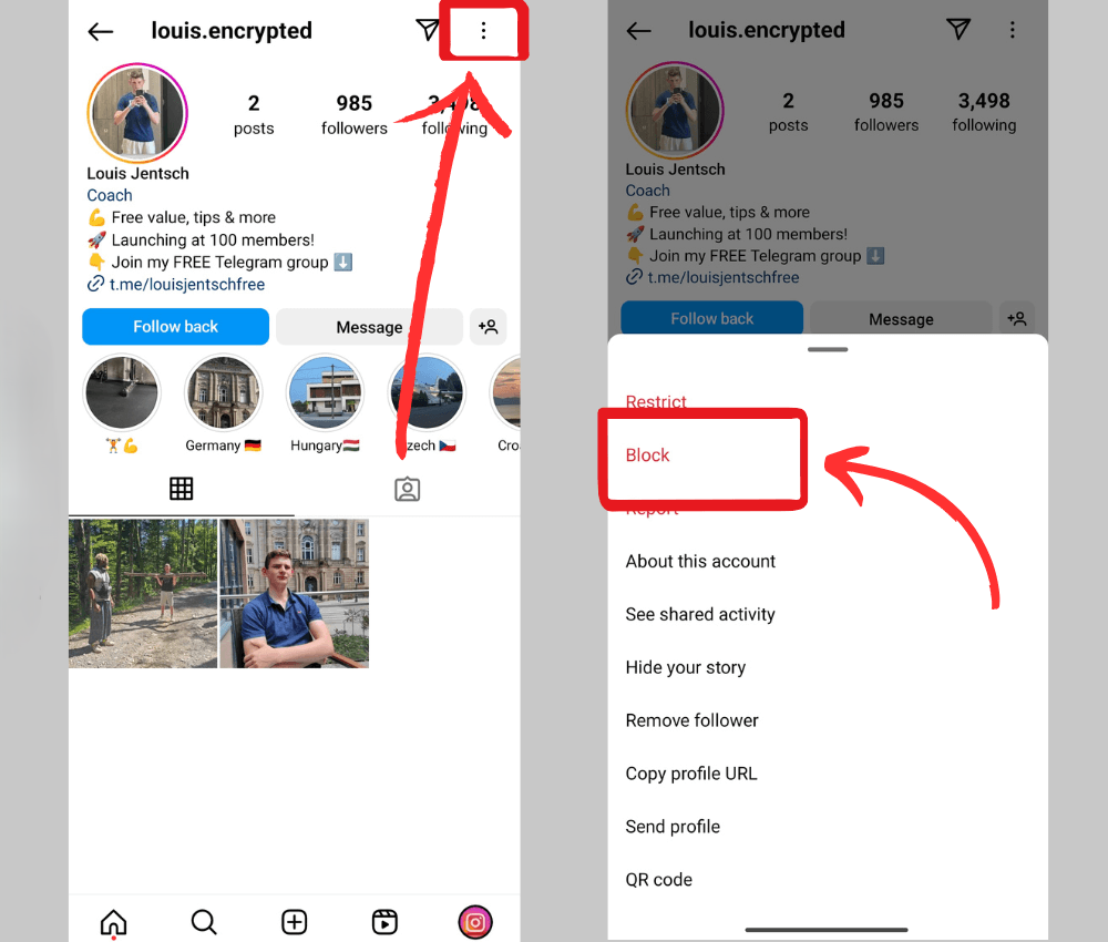 block a specific user 1