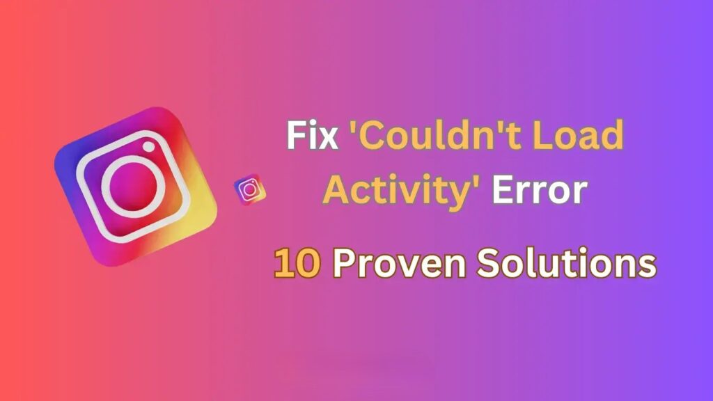 fix couldt load activity