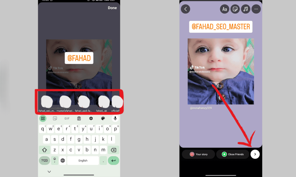 mention a person on story and share the story 1024x614 1