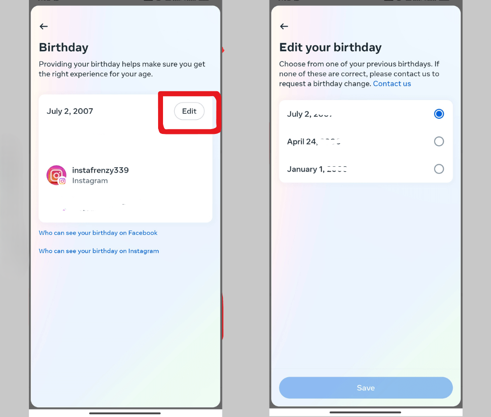 step 3 Tap on Edit select one 1