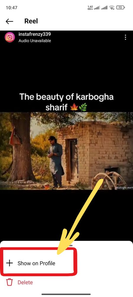 How to unarchive reels on instgram STEP 8